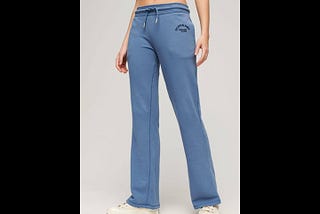 superdry-womens-athletic-essentials-low-rise-flare-joggers-blue-size-13