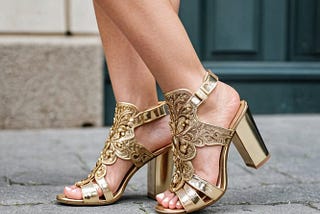Gold-Chunky-Heel-Sandals-1
