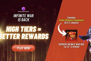 [Update] Infinite War is Back!