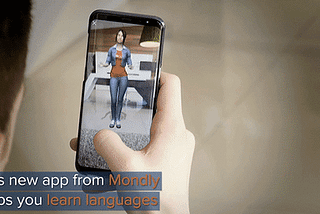 The new augmented reality app from Mondly is the future of language learning