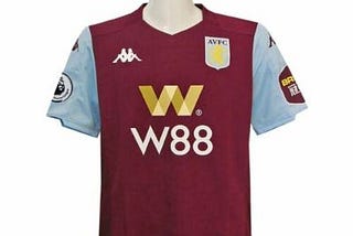 Kappa Aston Villa United Official Home Jersey 19/20: A Tribute to Tradition and Excellence