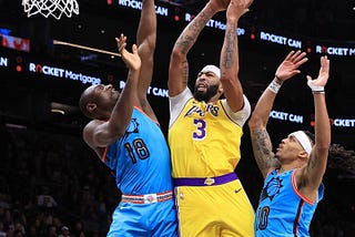 Lakers fall to Suns despite historic night from Davis.