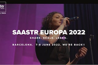 SaaStr Europa 2022 is a BACK, at the Beach, in Barcelona June 7–8!!