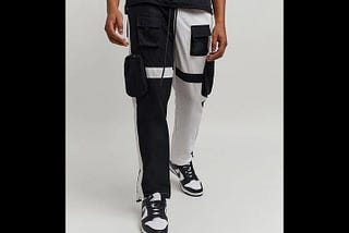 reason-mens-bader-cotton-twill-color-block-utility-jogger-pants-black-white-size-large-1