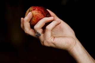 When humanity ate of the tree of the knowledge of good and evil.