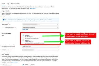 Export an App Service Certificate from Azure Key Vault and Setup Password to use Azure VM,On Prem…