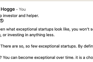 Elements of Exceptional Startups