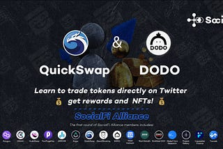 SocialFi｜Use QuickSwap/DODO via Mask to trade directly on Twitter
