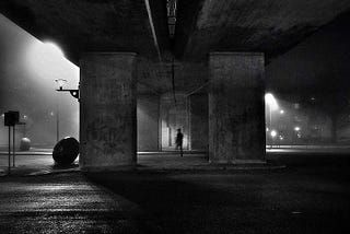 Street Photography In Sweden After Sunset