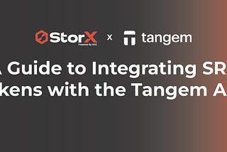 A Guide to Integrating SRX Tokens with the Tangem App.