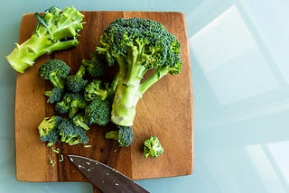 Chopping Broccoli