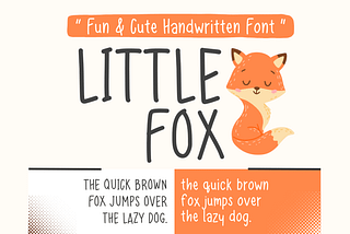 Little Fox Font