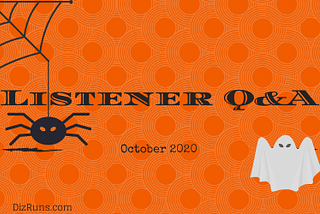 Listener Q&A: October 2020