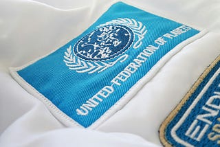 A United Federation of Planets patch.