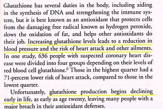 Cannabis and Glutathione levels.