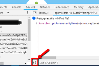 Unminify Code using Chrome Developer Tools