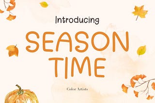 Season Time Font