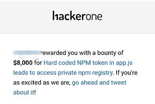 One Token to leak them all : The story of a  $8000 NPM_TOKEN