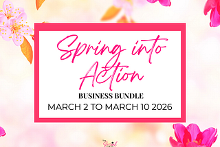 Bundle Alert: Spring into Action Business Bundle