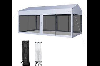 10-x-20-ft-pop-up-canopy-tent-car-garage-shelter-screen-house-party-tent-with-removable-sidewalls-wh-1