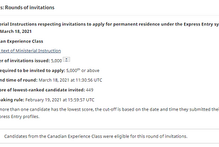 加拿大联邦EE经验类抽签邀请5000人，移民大赦还能重现吗？