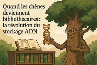 Quand les chênes deviennent bibliothécaires : la révolution du stockage ADN