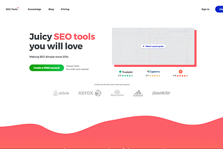 Mangools Homepage