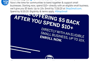 Earn $50 with your Amex Card