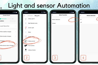 Step 11/13 Tips for smart lighting and motion sensor Automation