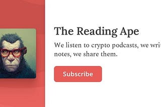 The Reading Ape interview with PVM — Life, Crypto and Stuff