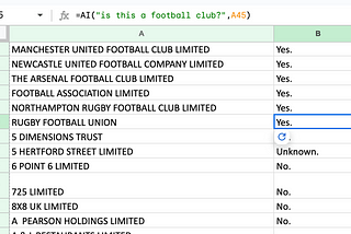 Google Sheets has a new AI function — how does it perform on classification tasks?
