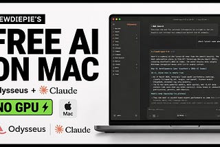I Installed PewDiePie’s Free AI on My Mac (Odysseus + Claude, No GPU)