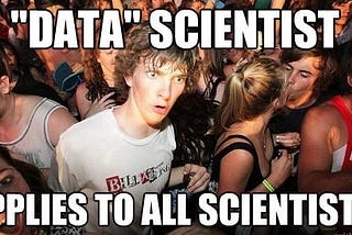 Why all scientists are not data scientists