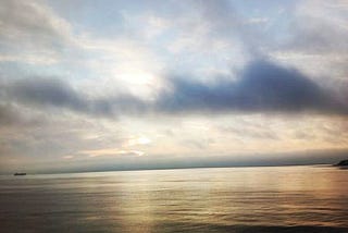Peaceful Moment At Sea