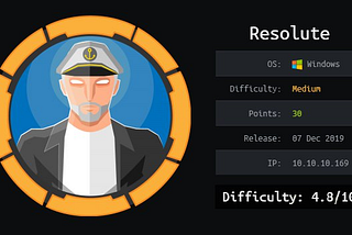 ResoluteHTB-WriteUp-ETHCOP
