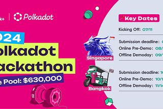 2024 Polkadot Hackathon Pre-Announcement | Over $630,000 Prize Pool to Join You in the Polkadot…