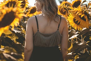The Girl with the Flowers