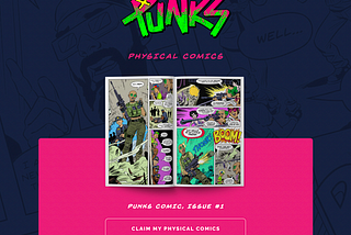 PUNKS Comic Issue #1 — Physical Claim