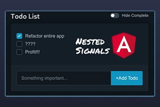 State Management with Nested Signals (Experimental)