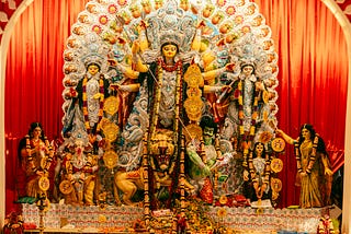 An image of the festival Durga Puja