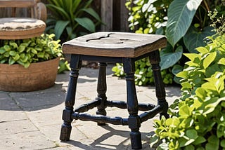 Black-Garden-Accent-Stools-1