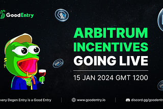 ARB Incentives Going Live
