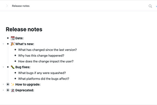 How to write impactful release notes