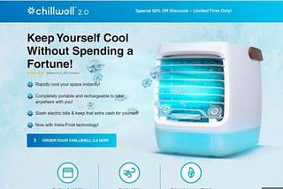 Is Chillwell Portable AC A Scam-{⛔❌REAL PROS AND CONS!❌⛔}-How Does It Work ? Check it Now