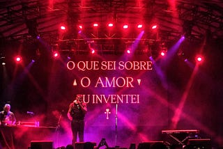 o que sei sobre o amor eu encontrei dentro