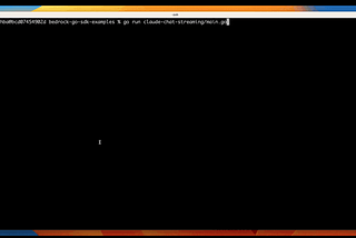 GIF showing the app running and accepting user input from the terminal