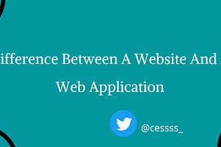 What is the difference between a website and a Web application?