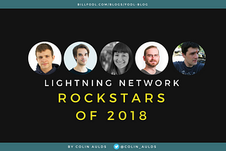⚡ 5 Lightning Network Rockstars ⚡