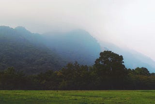 Image of a mysterious place shrouded in fog
