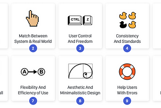 Relevance of Usability Heuristics for User Interface Design to User experience.